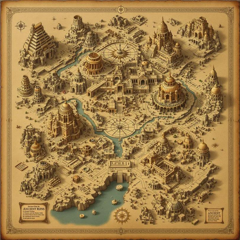 幻想地圖產生器 - 利用人工智慧創造獨特的幻想世界地圖