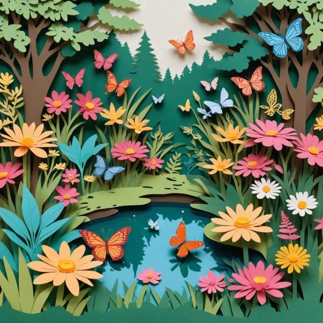 papercut-art template 3