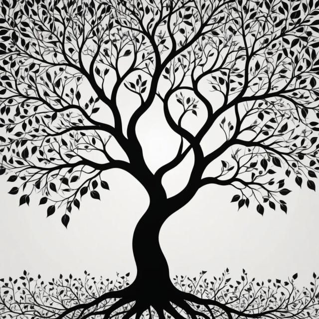vector-black-white template 1