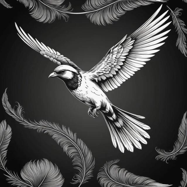 vector-black-white template 3