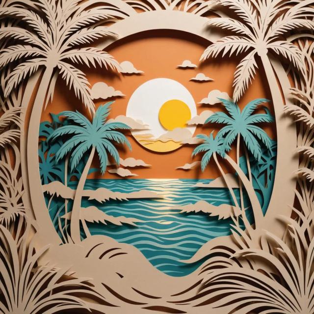 papercut-art template 3