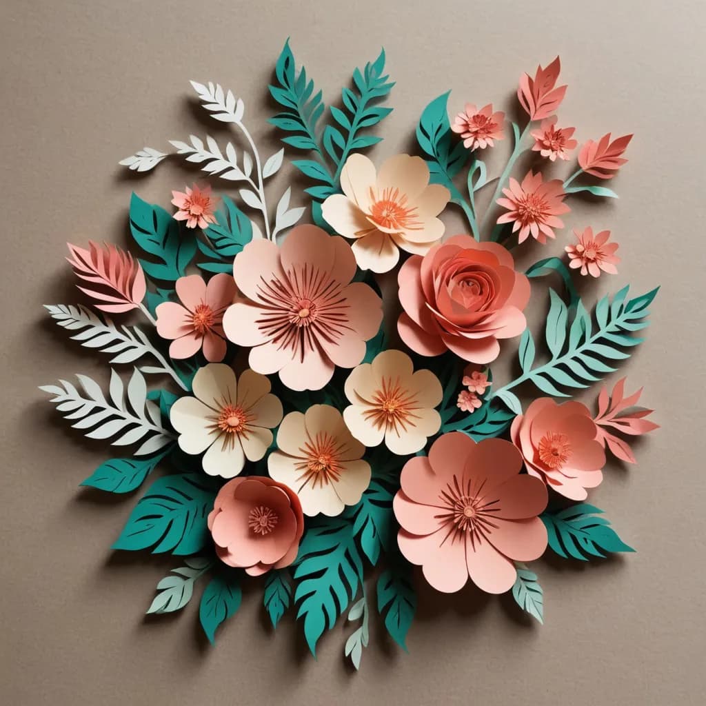 AI 剪紙藝術生成器 - 創造令人驚嘆的剪紙設計