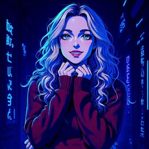 Cyberpunk Anime Style